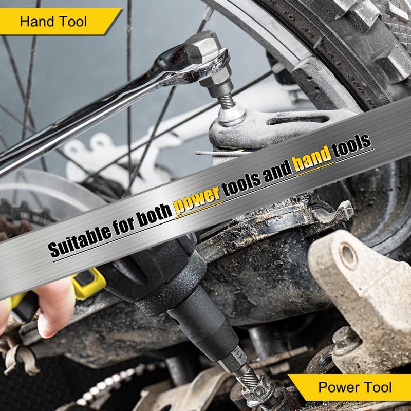 Topec 25Pcs Screw Extractor Set  Hex Head Multi-Spline Easy Out Bolt Extractor Set  Premium CR-MO Steel Rounded Bolt Remover - Image 4